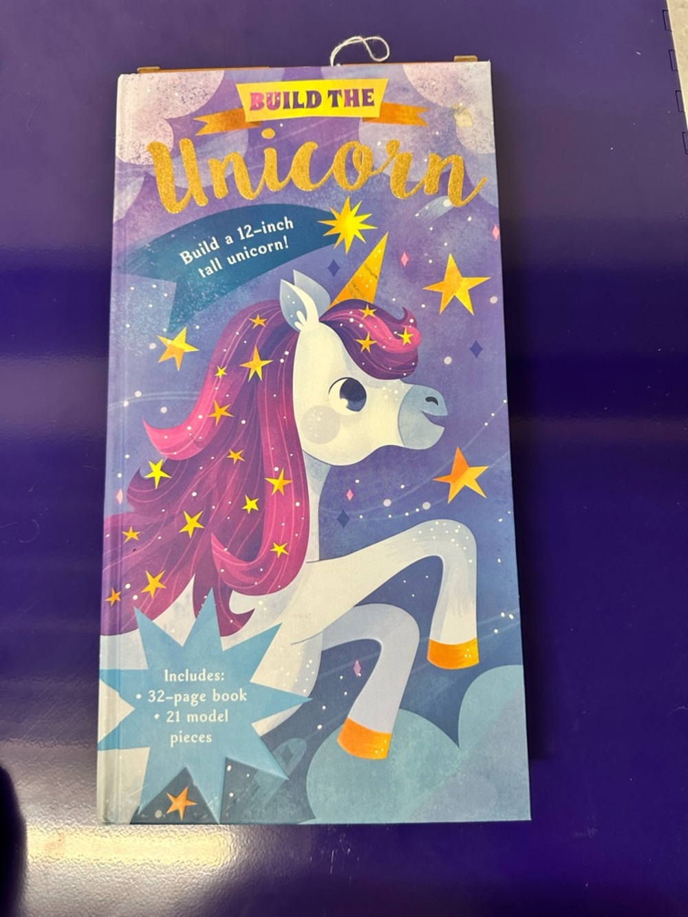 Build the Unicorn Craft Kit - Purple Pink Stars